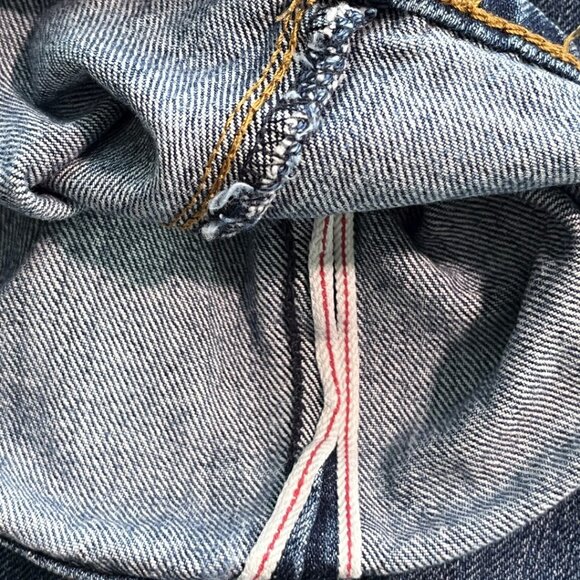 Levis 505 Regular Selvedge Men's Premium Jeans 34x30 - Picture 4 of 7